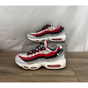 Nike Air Max 95 Essential University Red Grey Black 749766-601 Mens 10.5